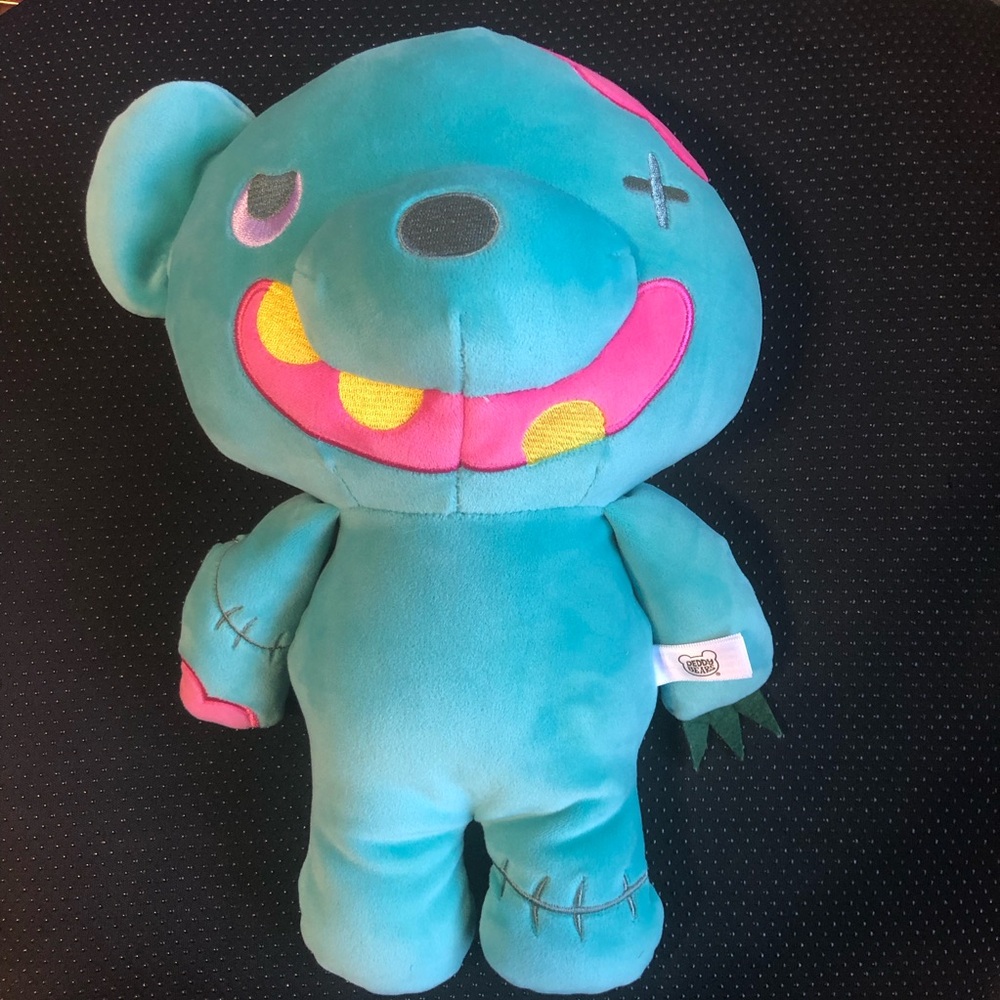 Zombear Deddy Bear Zombie Teddy Bear 12” Tall. Creepy Teddy Bear Plush Plushie.